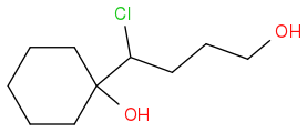 C1CCCCC1(O)C(Cl)CCC(O)