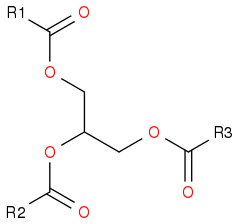 C(OC(=O)[*:1])C(OC(=O)[*:2])C(OC(=O)[*:3])