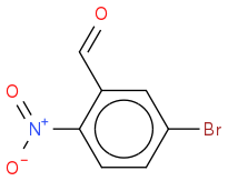 O=[N+]([O-])c1ccc(Br)cc1C=O