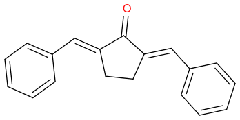 O=C(/C(CC/1)=C/C2=CC=CC=C2)C1=C\C3=CC=CC=C3