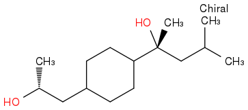 C[C@@H](O)CC1CCC([C@@](O)(C)CC(C)C)CC1