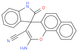 c1cccc(Nc(=O)c23(c(ccc(cccc5)c45)c4Oc(N)=c3(C#N)))c21