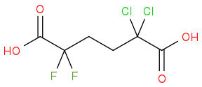 O=C(O)C(F)(F)CCC(Cl)(Cl)C(=O)O