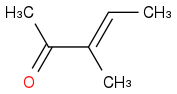 CC(=O)C(C)=CC