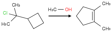 CC(C)(Cl)C1CCC1>CO>CC=1CCCC=1C