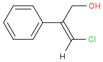 [H]/C(Cl)=C(C1=CC=CC=C1)/CO