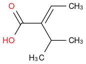 CC(C)/C(C(O)=O)=C\C